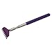 TOOGOO(R) Telescopic Stainless Steel Compact Scratching Tool Extendable 20-68cm Back Scratcher Massager 5 Section (Purple)