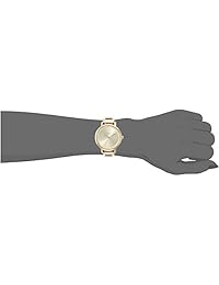 DKNY "La modernista" acero inoxidable reloj Casual de cuarzo de las mujeres, color: dorado (Modelo: ny2636)