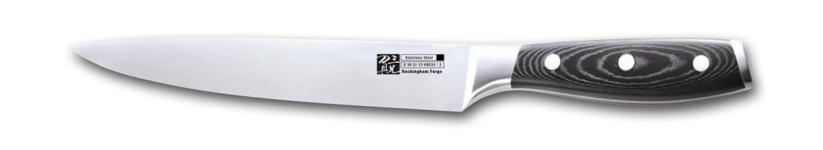 Rockingham Forge 9100 Series 8" Carving Knife Stainless Steel Blade, Micarta Handle