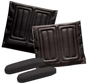 Invacare Upholstery Kit - Desk-Length Armrests 20 X 16 - EMBOSSED BLACK by The Aftermarket Group