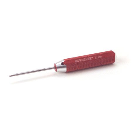 Dynamite Machined Hex Driver Red: 2.5mm