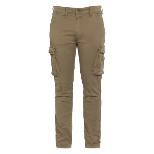 Schott NYC TRTANK70 Pantalon Cargo Kaki 38W