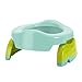 Kalencom Potette Plus 2-in-1 Travel Potty and Trainer Seat - Dual-Purpose Potty Training Toilet Seat - Portable Potty for Toddler Travel - with Durable, Lock-in Legs and Splash Guard - Teal