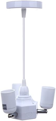 Awakingdemi E27 4 Socket Adapter,E27 LED Light Bulb Converts 1 Socket into 4 Use for Standard Socket E27 LED Bulbs