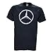 Mercedes Benz Logo on a Black T Shirt XL