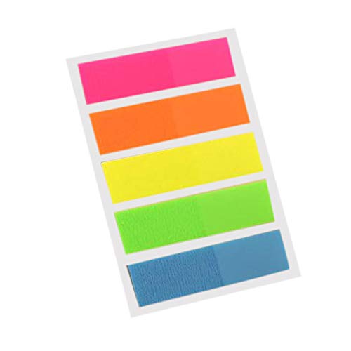 20 Pieces Colored Page Markers Sticky Index Tabs Pop-up Index Tabs Neon Flag Sticky Notes (A)