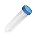 50ml Centrifuge Tube, PP Material,Printed Graduation, Blue Cap, Conical Bottom, No-Leak, Non-Sterile, Karter Scientific 208L4 (Pack 10)