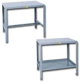 Little Giant Products - Div. O, Two Shelf Machine Table - Heavy Duty 2000 Pound Capacity With 20 Inch Shelf Clearance, Jmco-Ws248, Size W X D X H: 24 X 48 X 30, Wt. (Lbs.): 100, Jmco-Ws248