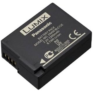 Panasonic LUMIX DMW-BLC12E Li-Ionen Akku 7,2V, 1200 mAh (geeignet für GH2, G5, FZ200, GX8, G70, FZ1000, FZ300, FZ200)