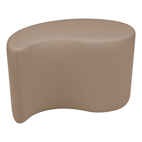 Learniture Structured Teardrop 18" H Stool -Flexible Modular Collaborative Soft…
