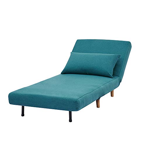 GIA TriFold Convertible Polyester Sofa Bed Chair with Removable Pillow