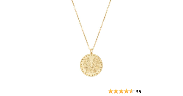 gorjana Women's Palm Coin Pendant 