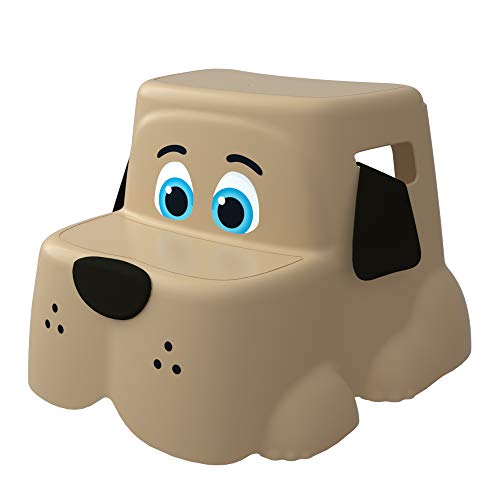 Squatty Potty The Original Toilet Stool, Kids Potty Pet Kit,"Pup" Base with Hat for Easy Height Adjustment and Training seat