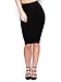 S Curve Women's Solid High Waist Bandage Bodycon Skirt