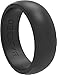 BANDED GLORY Silicone Wedding Ring for Men and Women Rubber Wedding Bands - Skin Safe, Soft, 5.5mm and 8.7mm Wide