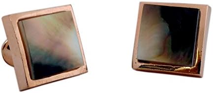 Gold Square Cufflink for Men