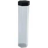 Gamegenic Playmat Tube | Secure Game Mat Storage | Organizes and Protects Standard-Sized and Extra Large Playmats | Unique Hexagonal Shape | Semi-Transparent Clear Color | Made
