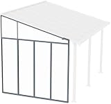 Palram Canopia Patio Cover Sidewall Grey - UV-Resistant, Durable view 2
