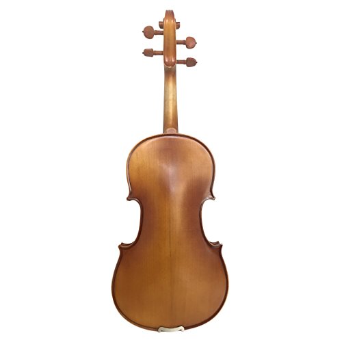 Kinglos 4/4 Flower Carved Ebony Fitted Solid Wood Violin Kit with Case, Shoulder Rest, Bow, Rosin, Extra Bridge and Strings Full Size (DH003)