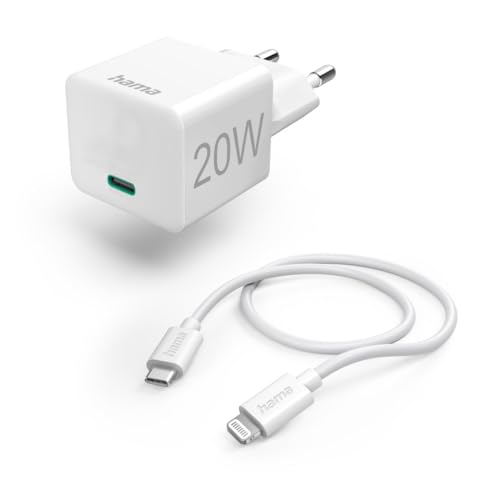 Hama Chargeur Rapide iPhone 20W (Chargeur USB-C Rapide... en promo sur Amazon