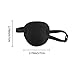 10 Pack Adult Kid’s Black Elastic Eye Patch Strabismus Adjustable Pirate Eye Patch Single Eye Mask with Buckle for Amblyopia Lazy Eye Patches (Black)thumb 1