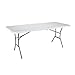 Lifetime 25011 Fold In Half Light Commercial Table, 6 Feet, White Granite primary