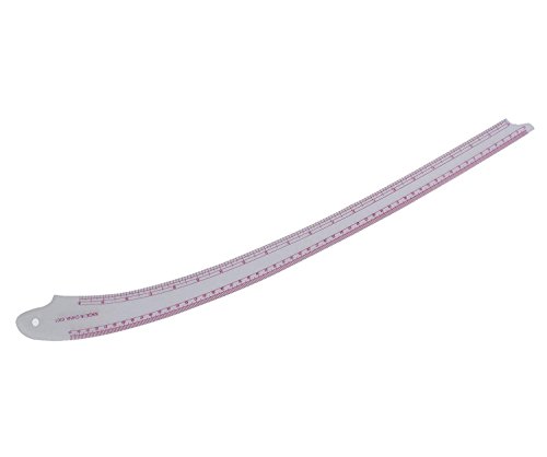 RZDEAL 9 Style Plastic Fashion Ruler Set Vary Form 30cm French Curve Triangle Ruler Multifunction Cutting Ruler Button Curve Arm Sleeve 55cm Graded B97 Ruler Sewing Set (centimeter / inch) - Thumbnail 6