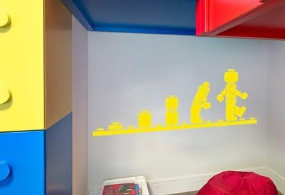 Lego Inspired Evolution Mini Figure Vinyl Wall Decal Sticker Decor