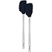 Tovolo Flex-Core Stainless Steel Handled Mini Spatula & Spoonula Set of 2, Kitchen Utensil Set, BPA-Free Silicone, Safe for Cast Iron & Cookware Dishwasher-Safe
