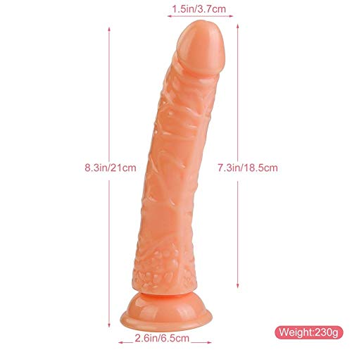 WYSXQ 8.3 Inch Oversized Female Male Soft Body Massager Flesh Haodeyitian