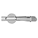 Marines USMC Black White Logo Licensed Round Tie Bar Clip Clasp Tack Silver