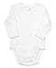 Baby Side Snap Bodysuit Set, Long Sleeve Cotton Boy Girl Kimono Onesie, 4 Pack
