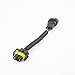 PartsSquare 9006 To H11 Pigtail Headlights Conversion Connector Wiring Harness Plug Cable