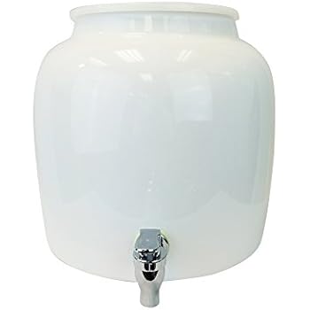 Amazon Com New Wave Enviro Blue Striped Porcelain Water Dispenser