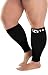 Zeta Sleeve XXL Wide Plus Size Calf Compression, Soothing Comfy Gradient Support, Prevents Swelling, Pain, Edema, DVT, Large Cuffs, Stretch to 26 Inches, Unisex, for Nurses, Seniors, Flights
