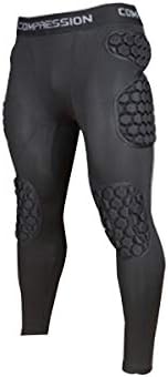 QQWW Goalkeeper hive Tight Goalkeeper Uniform Goalkeeper Anti-Collision Long-Sleeved Jersey Shorts Knee Pads Elbow Pads Chest