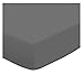 SheetWorld Fitted 100% Cotton Jersey Play Yard Sheet Fits BabyBjorn Travel Crib Light 24 x 42, Dark Grey, Made in USA