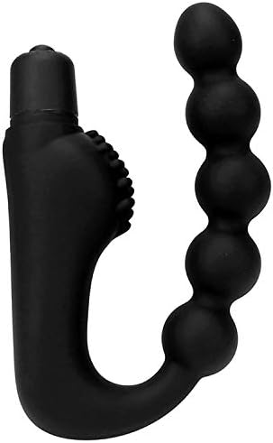 HTOYM Vibrating Massager Anal Vibrator Anal Beads Butt Plug Vibrator Sex Toys for Men Woman Sex Products,China,Black Sales