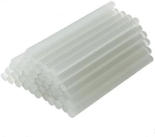 LOT OF 75Pcs Mini Round Glue Gun Sticks Adhesives Hot Melt Clear Translucent for Glue Gun Arts Craft Small Projects Sealing Quick Repairs, 7mm X 100mm