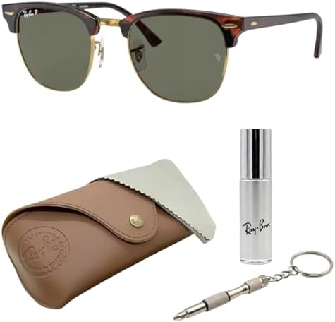 小物 Ray-Ban CLUBMASTER Amazon.com: Ray-Ban RB3716 Clubmaster Metal Square Shape Non