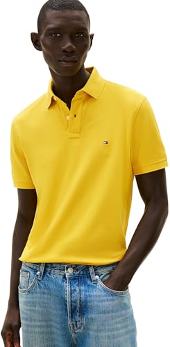 Polo Regular 1985 para Hombre, Mw0Mw17770, Amarillo, M