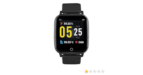 Gadgets One SMARTWATCH K6 con Sensor DE Temperatura Ritmo CARDIACO Y contra  Agua : Amazon.com.mx: Electrónicos