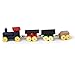 SODIAL(R) 1/12 Doll house Miniature Wooden Carriages and Train Toy Set