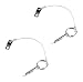 Mxeol Stainless Steel Boat Pins w/Drop Cam & Spring 1/4" x 1" Grip Lanyard Prevents Loss primary