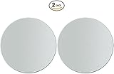 Darice 1635-70 Round Mirror, 10-Inch (2 Mirrors)