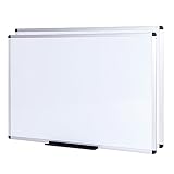 VIZ-PRO Dry Erase Board/Whiteboard, Non-Magnetic, 2 Pack, 36 x 24 Inches, Wall Mounted Board for School Office and Home