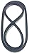 754-0486, 754-0486A, 954-0486, 954-0486A, Replacement belt made with Kevlar. For MTD, Cub Cadet, Troy Bilt, White, YardMan primary