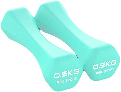HZC Dumbbell Hand Weight Barbell Perfect for Home Weights Workout 2x0.5/1/1.5/2kg