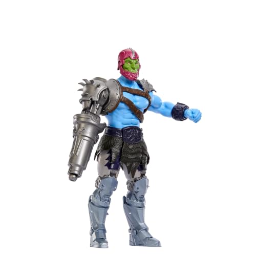 Masters of the Universe JKJ03 Trap Jaw Action Figure with Convertible Cannon, Rotate and Release Function, Approx. 14 cm, Villain Detailed to the Movie of 2026