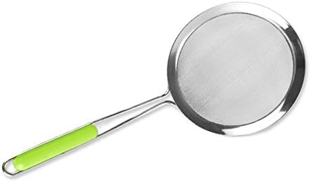 Fine Mesh Strainer ,Yannic Green Handle with 1 PC Mesh Strainer [6 inch]